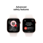 Apple Watch Series 11 Aluminium 42mm Αδιάβροχο με Παλμογράφο (Rose Gold Aluminium Case with Light Blush Sport Band - S/M) MEU04ZR/A - Image 7