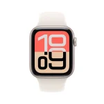 Apple Watch SE 3 Cellular Aluminium 44mm Αδιάβροχο με eSIM και Παλμογράφο (Starlight Aluminium Case with Starlight Sport Band - S/M) MEPE4ZR/A