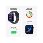 Apple Watch SE 3 Cellular Aluminium 44mm Αδιάβροχο με eSIM και Παλμογράφο (Starlight Aluminium Case with Starlight Sport Band - S/M) MEPE4ZR/A - Image 3