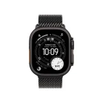 Apple Watch Ultra 3 Titanium 49mm Αδιάβροχο με eSIM και Παλμογράφο (Black Titanium Case with Black Titanium Milanese Loop - Medium) MF1Q4QF/A - Image 5