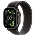 Apple Watch Ultra 3 Titanium 49mm Αδιάβροχο με eSIM και Παλμογράφο (Black Titanium Case with Black/Charcoal Trail Loop - M/L) MF1H4QF/A