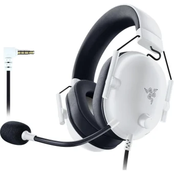 Razer BLACKSHARK V2 X Over Ear Gaming Headset με σύνδεση 3.5mm Λευκό RZ04-03241500-R3M1