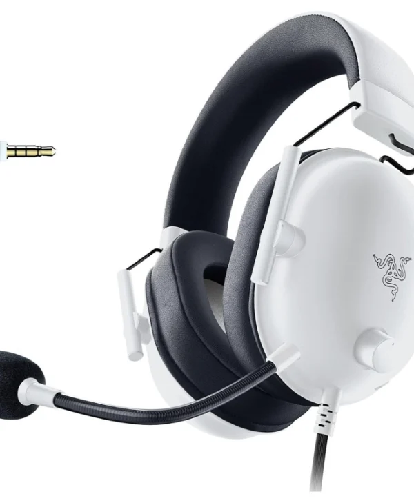 Razer BLACKSHARK V2 X Over Ear Gaming Headset με σύνδεση 3.5mm Λευκό RZ04-03241500-R3M1