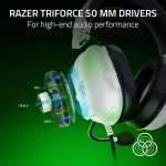 Razer BLACKSHARK V2 X Over Ear Gaming Headset με σύνδεση 3.5mm Λευκό RZ04-03241500-R3M1 - Image 6