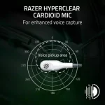 Razer BLACKSHARK V2 X Over Ear Gaming Headset με σύνδεση 3.5mm Λευκό RZ04-03241500-R3M1 - Image 9