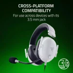 Razer BLACKSHARK V2 X Over Ear Gaming Headset με σύνδεση 3.5mm Λευκό RZ04-03241500-R3M1 - Image 10