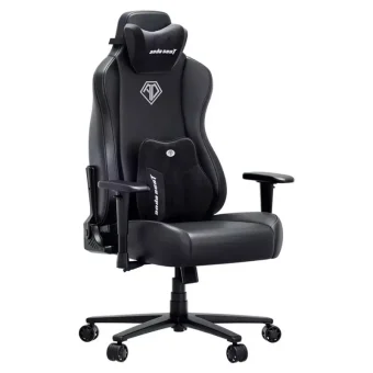 Anda Seat Novis Ultra XL Καρέκλα Gaming Δερματίνης με Ρυθμιζόμενα Μπράτσα Μαύρη AD23-XL-01-B-PV-B02