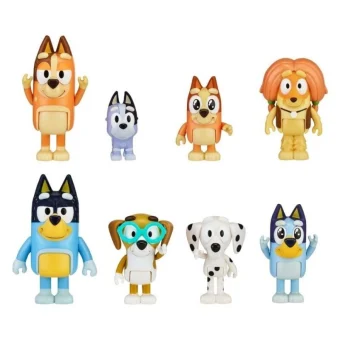 Bluey Family Friends 8 Piece Figure Set 17199