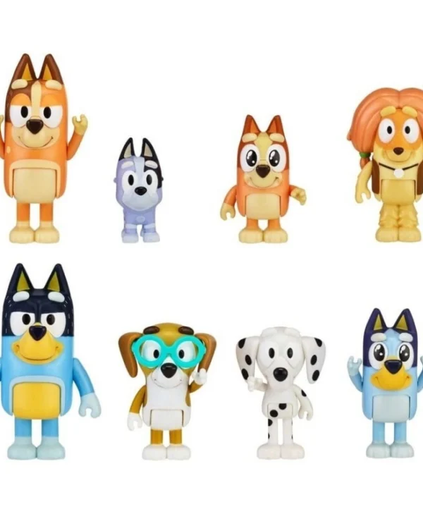 Bluey Family Friends 8 Piece Figure Set 17199