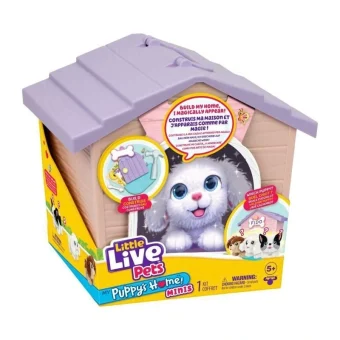 Giochi Preziosi Little Live Pets Μωβ Σπιτάκι με Κουταβάκι Έκπληξη για 5+ ετών Ετών 26617
