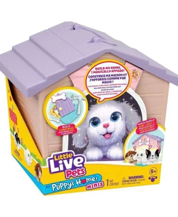 Giochi Preziosi Little Live Pets Μωβ Σπιτάκι με Κουταβάκι Έκπληξη για 5+ ετών Ετών 26617