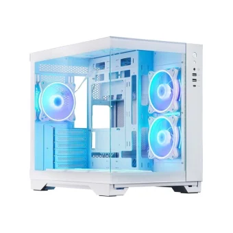 Chieftec Visio GM-30W-TG-OP Gaming Cube Κουτί Υπολογιστή με Πλαϊνό Παράθυρο Λευκό