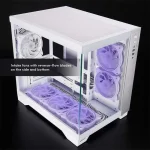 Chieftec Visio GM-30W-TG-OP Gaming Cube Κουτί Υπολογιστή με Πλαϊνό Παράθυρο Λευκό - Image 6