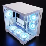 Chieftec Visio GM-30W-TG-OP Gaming Cube Κουτί Υπολογιστή με Πλαϊνό Παράθυρο Λευκό - Image 7
