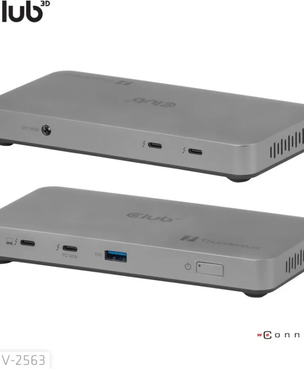 Club3D Thunderbolt 5 Docking Station με 4K PD Γκρι (CSV-2563)