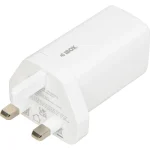 iBox Φορτιστής Χωρίς Καλώδιο GaN με Θύρα USB-A και 2 Θύρες USB-C 65W Λευκός (C-65 UK) ILUC65WUK - Image 2