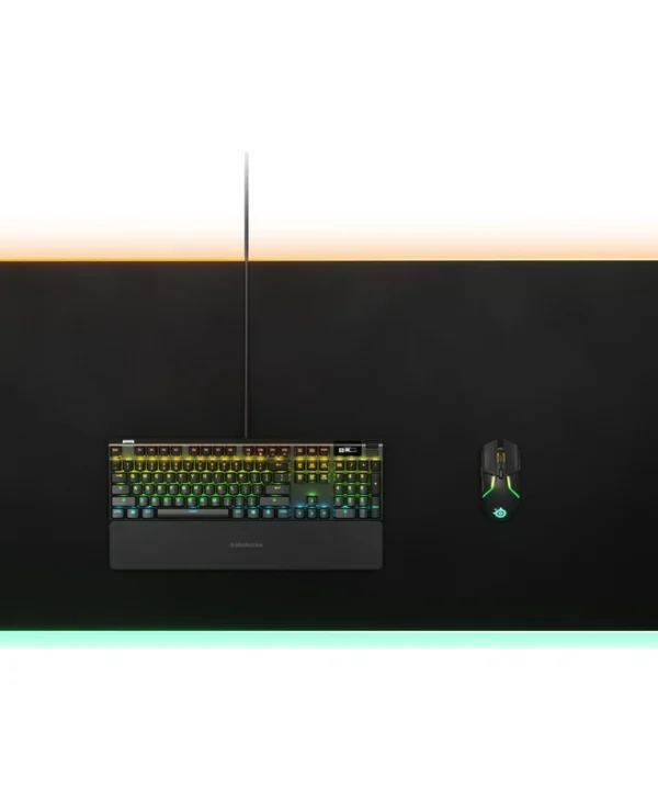 SteelSeries QCK Prism Cloth Gaming Mouse Pad XXL 1220mm με RGB Φωτισμό Μαύρο 63512