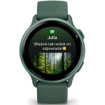 Garmin Vivoactive 6 Aluminium 42mm Αδιάβροχο Smartwatch με Παλμογράφο (Jasper Green) 010-02985-02 - Image 2