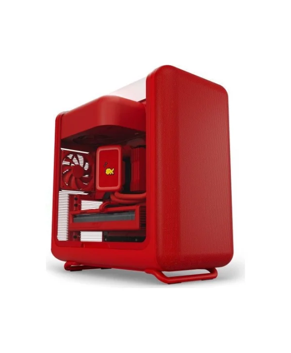 HYTE X50 Midi Tower Κουτί Υπολογιστή με Πλαϊνό Παράθυρο Wild Cherry CS-HYTE-X50G-RR