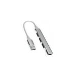 Inca USB 3.0 Hub 4 Θυρών με σύνδεση USB-A Γκρι IUSB-4TUX - Image 2