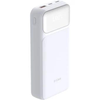 D-Link DPP-201 Power Bank 20000mAh 18W με Θύρα USB-A και Θύρα USB-C Λευκό