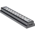 Manhattan IUSB2-HUB10 USB 2.0 Hub 10 Θυρών με σύνδεση USB-A και Εξωτερική Παροχή Ρεύματος 161572 - Image 2