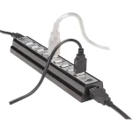 Manhattan IUSB2-HUB10 USB 2.0 Hub 10 Θυρών με σύνδεση USB-A και Εξωτερική Παροχή Ρεύματος 161572 - Image 3