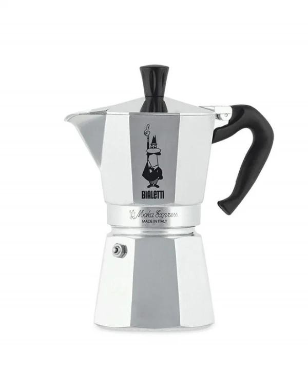 Bialetti Moka Express Μπρίκι Espresso 6cups Ασημί 1163