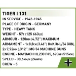 Cobi Τουβλάκια Tiger I 131 για 6+ ετών Ετών 144τμχ COBI-3095 - Image 8