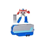 Φιγούρα Δράσης Truck to Playset: Earthspark Transformers Optimus Prime Battle Trailer 8εκ. G0750 - Image 4