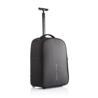Xd Design Bobby Soft Laptop Backpack P705.792 Up To 17" 43.18 Cm Wheels Handle Usb Charging Port Water-repellent Material Tsa Lock Black P705.771