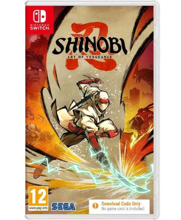 Shinobi: Art of Vengeance (Code In A Box) Switch Game HAC-BCU8A-ENB
