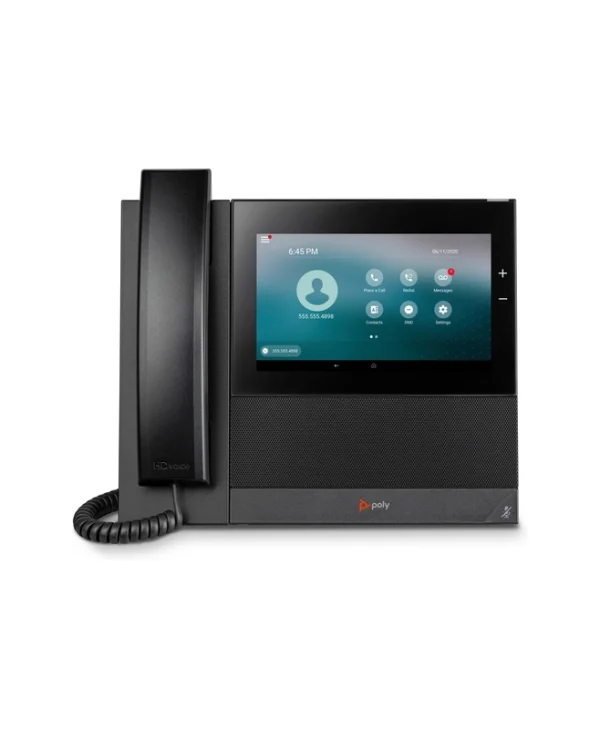 Poly Ενσύρματο Τηλέφωνο IP Μαύρο 82Z85AA