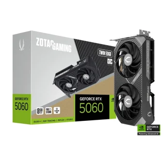 Zotac GeForce RTX 5060 8GB GDDR7 Twin Edge OC Κάρτα Γραφικών ZT-B50600H-10M