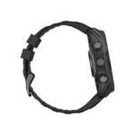 Garmin Fenix 8 Stainless Steel 51mm Αδιάβροχο Smartwatch με Παλμογράφο (Sapphire, Carbon Grey Dlc With Black/Pebble Grey Silicone Band) 010-02905-21 - Image 6