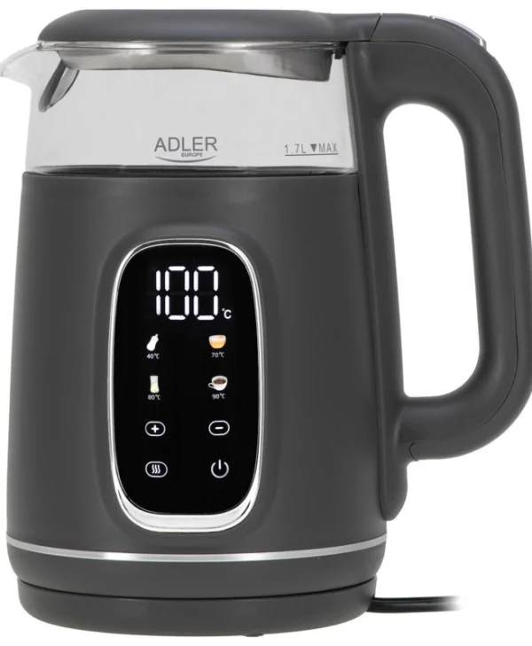 Adler Βραστήρας 1.7lt 1850W Γκρι AD 1305gs