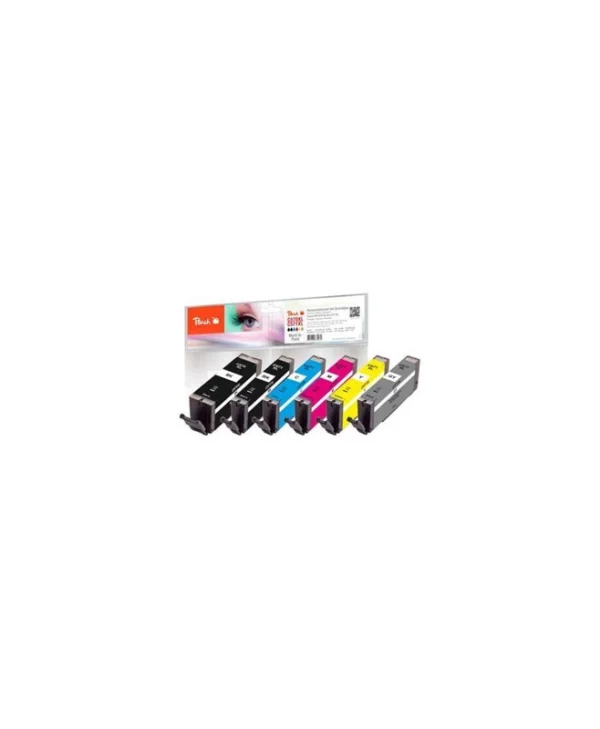 Peach Συμβατό Μελάνι Εκτυπωτή InkJet Canon PGI-570XL, CLI-571XL 1τμχ PI100-370