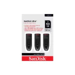 Sandisk Ultra 3Pack 64GB USB 3.0 Stick Μαύρο SDCZ48-064G-G46T