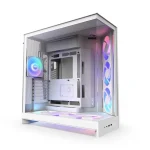 NZXT H9 Flow RGB+ Gaming Midi Tower Κουτί Υπολογιστή με Πλαϊνό Παράθυρο Λευκό Ματ CM-H92FW-P1 - Image 6