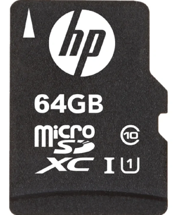 HP SDHC 64GB Class 10 U1 UHS-I με αντάπτορα SDU64GBXC10HP-EF
