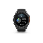 Garmin Fenix 8 Stainless Steel 51mm Αδιάβροχο Smartwatch με Παλμογράφο (Slate Grey With Black Silicone Band) 010-02905-00 - Image 5