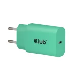 Club3D Φορτιστής Χωρίς Καλώδιο με Θύρα USB-C 30W Power Delivery Πράσινος (CAC-3024)