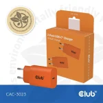 Club3D Φορτιστής Χωρίς Καλώδιο με Θύρα USB-C 30W Power Delivery Πορτοκαλί (CAC-3023) - Image 4