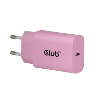 Club3D Φορτιστής Χωρίς Καλώδιο με Θύρα USB-C 30W Power Delivery Ροζ (CAC-3021)