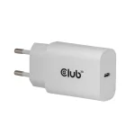 Club3D Φορτιστής Χωρίς Καλώδιο με Θύρα USB-C 30W Power Delivery Λευκός (CAC-3020)