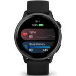 Garmin Vivoactive 6 Aluminium 42mm Αδιάβροχο Smartwatch με Παλμογράφο (Slate with Black Band) 010-02985-00 - Image 8