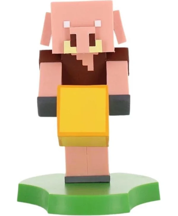 Verbatim Cable Guys Mini Minecraft Piglin Βάση Γραφείου για Κινητό σε Χρυσό χρώμα HDHMMC400733