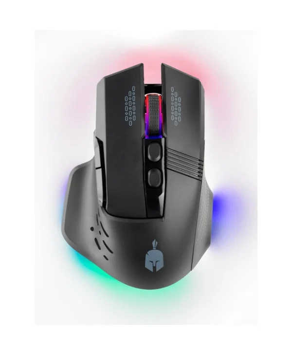 Spartan Gear Cecrops Ασύρματο RGB Gaming Ποντίκι Μαύρο SGWMOU09