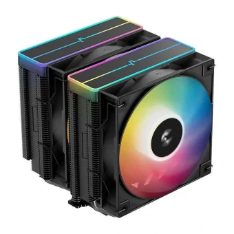 Deepcool AG620 BK ARGB V2 Ψύκτρα Επεξεργαστή Διπλού Ανεμιστήρα για Socket AM4/AM5/1200/115x/1700 R-AG620-BKAMMN-GJD