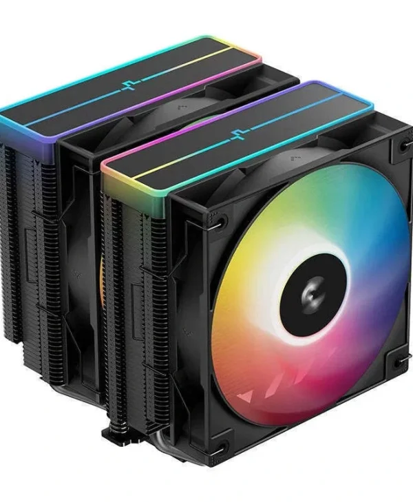 Deepcool AG620 BK ARGB V2 Ψύκτρα Επεξεργαστή Διπλού Ανεμιστήρα για Socket AM4/AM5/1200/115x/1700 R-AG620-BKAMMN-GJD
